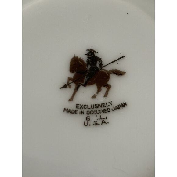 Vtg Lefton Occupied Japan China MOSS ROSE Floral Teacup & Saucer - Picture 4 of 10